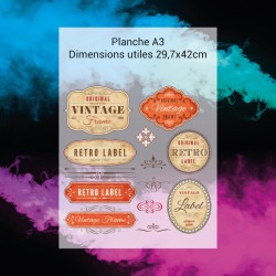 [Précommande] Planche A3 Textile Clair