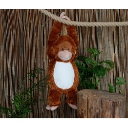 Peluche orange outan
