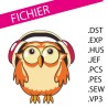 Chouette casque audio